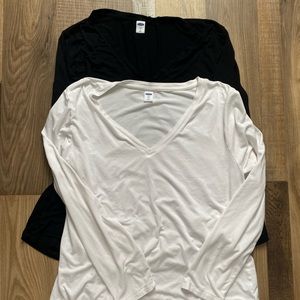 2 Old Navy Luxe Longsleeves